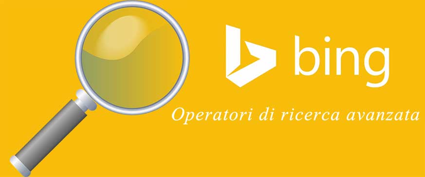 Gli operatori di ricerca di Bing